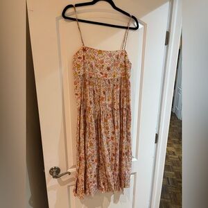 J.Crew x Liberty Blockprint Midi Dress - Size 10
